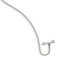 thumbnail image 1 of 925 en Argent Sterling Poli Coeur avec Flèche 7.5inch Toggle Bracelet, 1 of 1