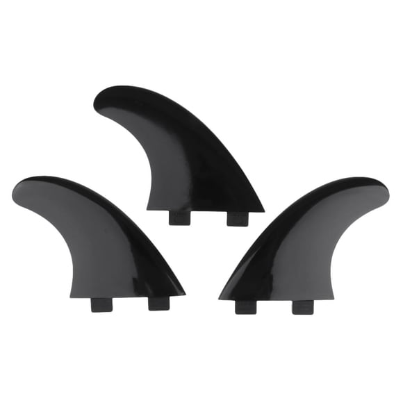 3 Piezas de s de Hélice de Triple de Nailon Macarena para Base de Tabla de Surf Color Negro