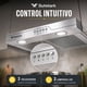 thumbnail image 4 of Campana extractora purificadora Gutstark Home Acero Inox 50x44.5x12 cm 200 A 300 m3/h, 4 of 9