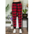 thumbnail image 4 of Celeste Design Women's Stretch Sweatpants S-3X Jogger Pants in Plaid and Animal Print, 4 of 5