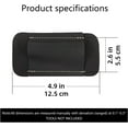 thumbnail image 5 of HNYG Leather Knife Sheath for Belt, Horizontal Carry Pocket Knife Holder, EDC Belt Pocket Organizer for Men, Knife Holster for Pocket Folding Knife, Black, 4.9" x 2.6", 5 of 7