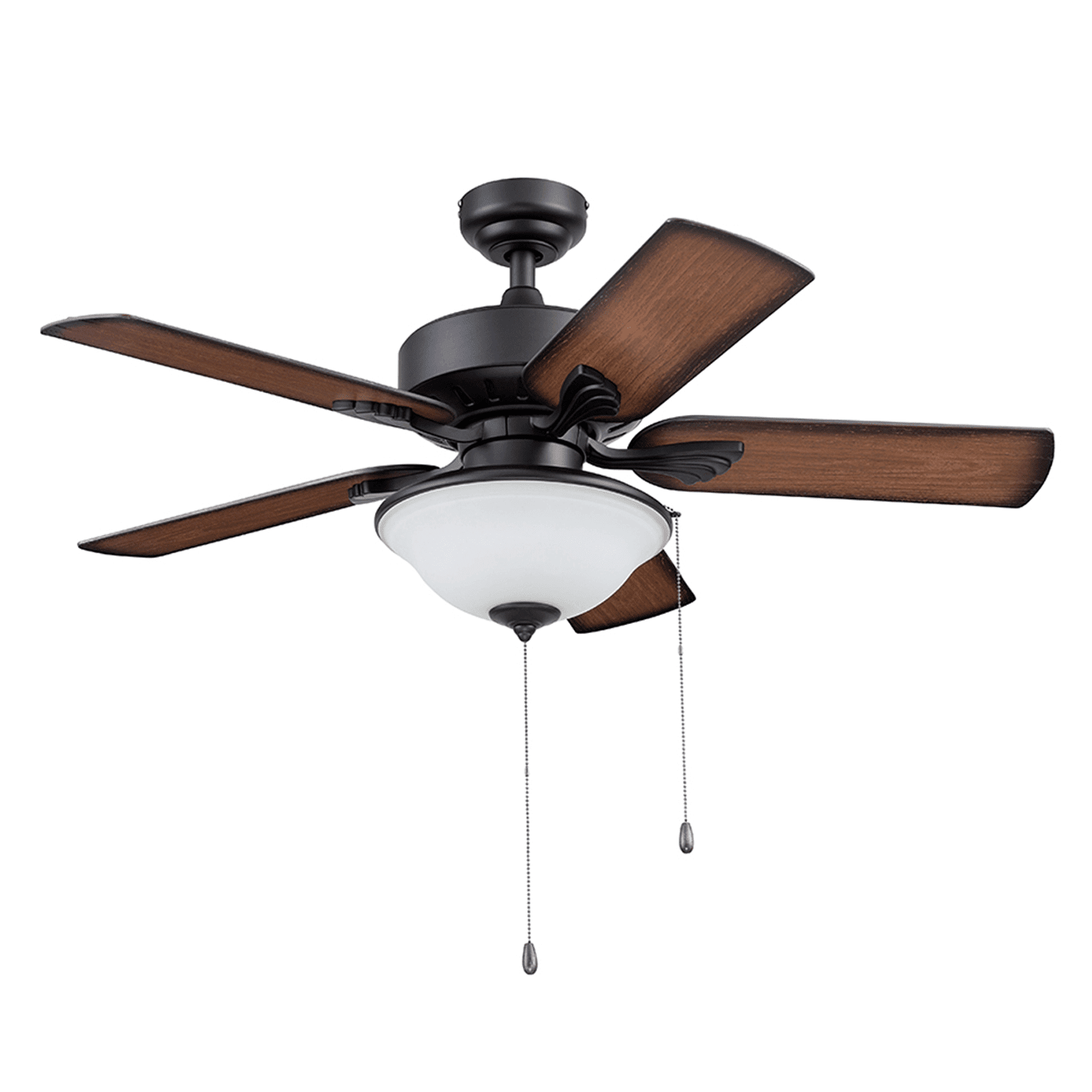 Ceiling Fan Wet-Rated Patio Gazebo 3 Speed 42 Indoor/Outdoor Black Natural Iron 