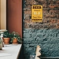 thumbnail image 5 of Beer Tin Sign Metal Poster Vintage Wall Decor, I Make Beer Disappear, for Pub Restaurants Cafe Club Plaque Man Cave Wall 8x12 Inch, 5 of 5