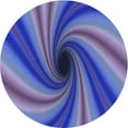 thumbnail image 1 of Ahgly Company Machine Washable Indoor Round Transitional Light Slate Blue Area Rugs, 3' Round, 1 of 7