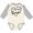 Natural and Heather, variant on Inktastic I Love My Grandad in Black Chalk Heart Boys or Girls Long Sleeve Baby Bodysuit