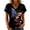 Black, variant on Conairie Womens Patriotic T Shirts Loose Crew Neck Short Sleeve 4th of July Shirt With Butterfly Print Holiday Commemorative Tops Black L