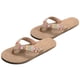 thumbnail image 5 of 1 par de pantuflas de verano planas para playa, chanclas de paja sintética, elegantes y refrescantes para mujer (beige, tallas 36, 5.5 EE. UU., 3 UK, 36 UE, 8.8425 pulgadas), 5 of 6