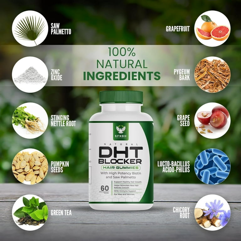 Natural DHT Blocker Hair Growth Gummies