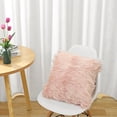 thumbnail image 4 of Faux Fur Throw Pillow Covers Cushion Covers Luxury Soft Decorative Pillowcase Fuzzy Pillow Covers for Bed/Couch,18 x 18 Inches, 4 of 6