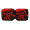 thumbnail image 5 of Lsque The Red Head Skull 2 PCS Windshield Sun Shade | CarFoldable Window Covers | Car Accessories Reflect UV for Universal Cars SUV Truck | Medium, 5 of 7