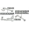 thumbnail image 2 of Febest REAR UPPER TRANSVERSE LINK # 0125-ACA25UP OEM 48770-42020, 2 of 2
