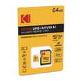 thumbnail image 2 of Kodak 64GB Class 10 UHS-I U1 microSDHC Card with Adapter, 2 of 2