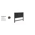 thumbnail image 6 of Hawthorne Collections Traditional Wood Full Queen Panel Headboard in Black, 6 of 6