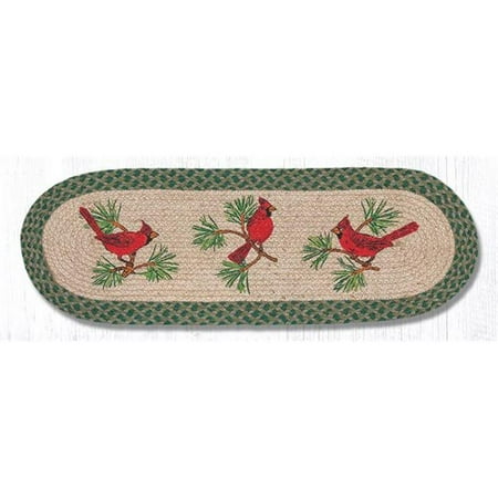 

13 x 36 in. Cardinals Oval Patch Runner