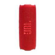 JBL FLIP 7 Waterproof Portable Speaker Bundle with gSport Carbon Fiber Case (Red)