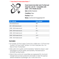 thumbnail image 2 of Front Control Arm Ball Joint Tie Rod and Sway Bar Link Kit - Compatible with 2008 - 2012 Honda Accord 2009 2010 2011, 2 of 2