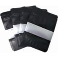 thumbnail image 4 of czcpp-Matte Window Stand Up Bags Foil Resealable Mylar Packaging for Zip Heat Seal Lock Bulk Food Storage 50 Pcs, 4 of 4