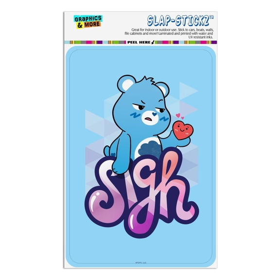 Care Bears: Unlock the Magic Grumy Bear Sigh Home Business Office Sign