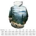 thumbnail image 2 of Nature Forest 3D Print Hoodie Men Women Autumn Thin Pullover Sweatshirt Vintage Streetwear Tops, 2 of 6