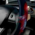 thumbnail image 5 of Flamingo 14.5 Inch Printing PVC Leather Steering Wheel Cover Auto Accessories, 5 of 6