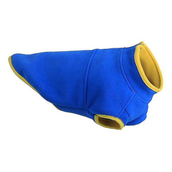 HEFEI,Cold Weather Fleece Dog Vest For Small Dog Half Zip Pullover Puppy Sweater Winter Warm Coat Clothes - Snngv