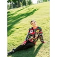 thumbnail image 3 of Socal Look Women's Ugly Christmas Sweater, Long Sleeve Crew Neck Acrylic Pullover, M, 3 of 9