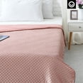 thumbnail image 5 of Cozy Tyme Bisa Weighted Blanket - 20 Pound Dot Velvet Cover 72"x 80" Blush, 5 of 10