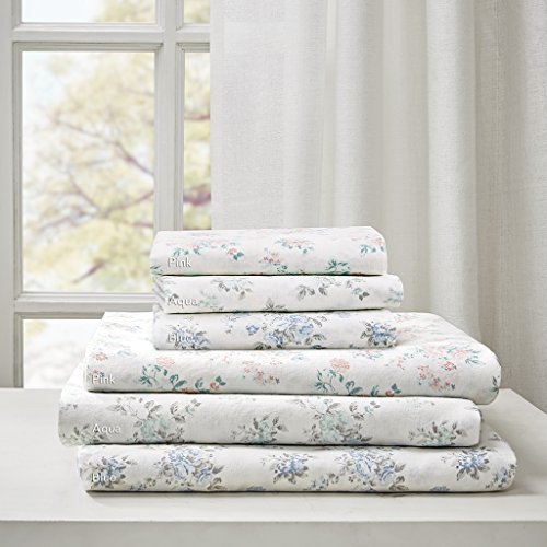 Comfort Wash Cotton Sheet SetColorBlue,SizeKing