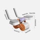 thumbnail image 5 of Toystoory Rueda Abdominal Entrenamiento automático Contratación del vientre Soporte de teléfono equilibrado Soporte Entrenador Rodillo Equipo Accesorios para máquinas de ejercicios Naranja, 5 of 6