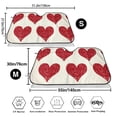 thumbnail image 3 of Balery Love Print Car Windshield Sun Shade,Windshield Sunshade for Car Pickup Truck SUV Accessories-Small, 3 of 7