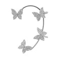 thumbnail image 1 of Pendientes tridimensionales con diamantes llenos de mariposas europeas y americanas, joyería para mujer para fiestas y banquetes, 1 of 5