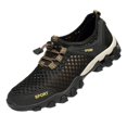 thumbnail image 3 of Zapatillas de deporte para hombre, informales, transpirables, antideslizantes, para viajes, gimnasio, tenis Negro Sunnimix  Zapatillas de deporte para hombre, 3 of 8