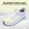thumbnail image 7 of Artlea Womens Wide Toe Box Shoes Walking Sneakers with Arch Support Slip On Fashion Tennis Shoes for Long-time Walking, US Size 6, 7 of 7