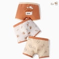 thumbnail image 2 of Tigivemen Training Underwear for Boys Soft Cotton Dinosaur Truck Toddler Boxer Briefs Panties Size 5-6Y Ears, 2 of 4