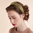 thumbnail image 3 of Unique Bargains Satin Knot Headband Hairband for Women 1.2 Inch Wide Brown, 3 of 7