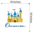 thumbnail image 4 of Girly Wall Decals for Girls Bedroom - Fairytale Castle on white Background Princess DIY & Creativity Boy Girl Bedroom Wall Sticker - Size: 10 In x 10 In, 4 of 5