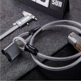 thumbnail image 3 of Stainless Steel Security Cable, Double Loop Braided Steel Cable Flexible, 3 of 5