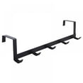 thumbnail image 7 of Free Punching Door Hook,Over The Door Hook,Heavy-Duty Over Door Hanger- 5 Hooks,Space Saving Over Door Organizer Rack for Hanging Coat,Towel, Bag, Robe, 7 of 7