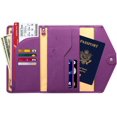 thumbnail image 2 of LAICAIW Mulit-Purpose RFID Blocking Travel Passport Wallet (Ver.4) Tri-fold Document Organizer Holder, 2 of 4