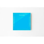 Life Track Neon Notes Line/Circle Pattern on Blue
