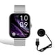 thumbnail image 4 of Hombres Smart Watch Digital Bluetooth Compatible con la pantalla Táctil Táctil Reloj de pulsera Fitness Player Música Reproductor de música SmartWatch Electronics Silver Steel Correa seitruly EL005787-07B, 4 of 7