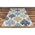 thumbnail image 2 of Great American Distributors Island Breeze Collection Tendril Area Rug, Multi, 2 of 3