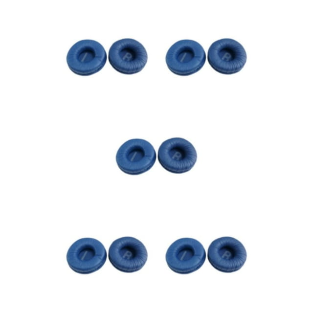Redempat Headphones Replacement Ear Pads Easy To Durable And Soft Replacement Parts Unisex Breathable blue 5Set