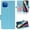 Cyanblue, variant on Allytechgroup Flip Wallet for Moto G Play 2025 Case,Moto G Power 5G 2025 Case, PU Leather Slim Fit Shell Cards Holder Kickstand Shockproof Anti-Scratch Corner Protective Wallet Case, Red