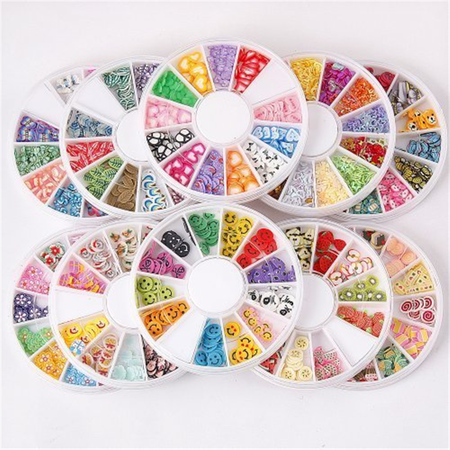Catalina 10 Wheels Super Set Of Nail Art Fimo Slices Fimo Decal Catalina 10 Wheels Super Set Of Nail Art Fimo Slices Fimo Decal
