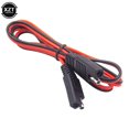 SAE Female to SAE Male Power Extension Cable Solar Battery Quick
