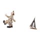thumbnail image 5 of Figuras de payaso,Estatua de payaso,escultura,adorno de mesa,Escultura de velero,Estatua de velero,decoración de barco de vela,velero,Figura decorativa de resina con forma de velero, 5 of 8
