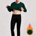 thumbnail image 2 of DYTTDG Men’s Thermal Underwear 2‑Piece Set, Soft Long Sleeve Top & Long Pants, Solid Color Base Layer, Lightweight Warm Knit Loungewear for Fall Winter Daily Wear, 2 of 7