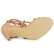 thumbnail image 5 of Sandalias Correas De Tiras Tacón De Aguja Cordón Arriba Para Mujeres Desnudo 37, 5 of 6