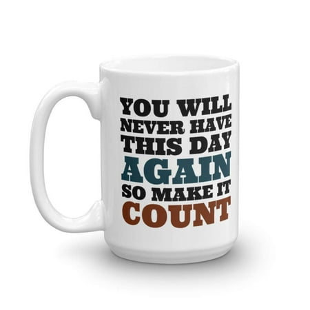 Make It Count Coffee & Tea Gift Mug for a Morning Person Who Loves Sunshine (Best Way To Make Sun Tea)